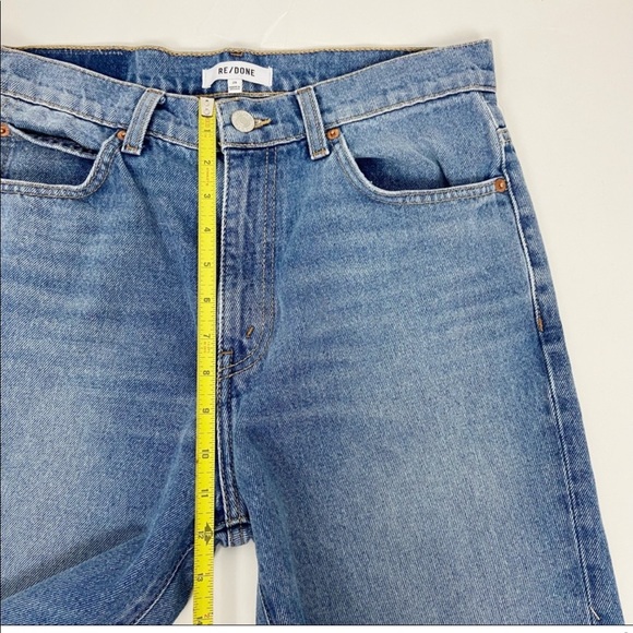 NWOT RE/DONE 70s Straight Leg High Rise Jeans - Picture 10 of 12